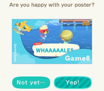 ACNH - Island Tour Creator - Happy with Your Poster