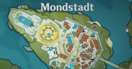 Genshin - Head to Statue of the Seven in Mondstadt Plaza