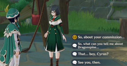 Genshin - Talk to Iris