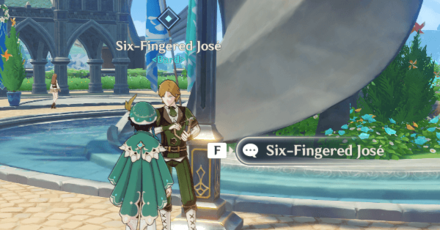 Genshin - Talk to Six-Fingered Jose