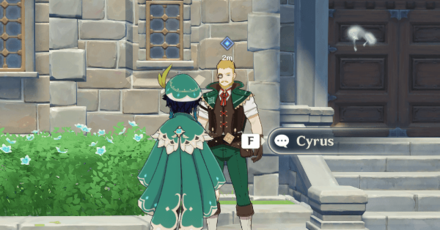 Genshin - Talk to Cyrus