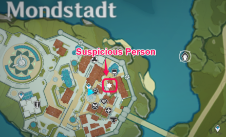 Genshin - The Sound of Discord - Suspicious person with a package