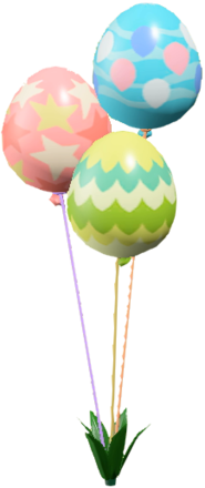 Bunny Day Merry Balloons Image