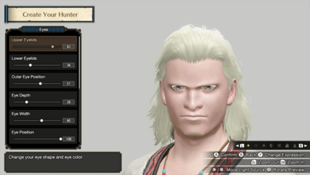 MH Rise - Eyes Customization