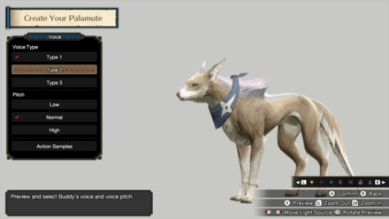 Monster Hunter Rise (Palamute) - Voice Customization