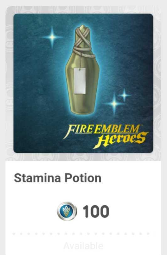 Stamina Potion My Nintendo Fire Emblem Heroes FEH