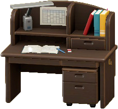 ACNH - Writing Desk - Dark Brown