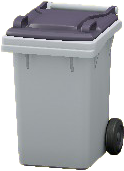 ACNH - Garbage Bin - White