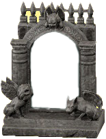 ACNH - Throwback Gothic Mirror