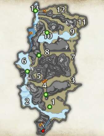 Monster Hunter Rise - Shrine Ruins Fabled Spice Locations