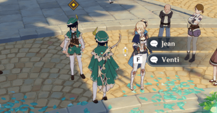 Genshin - Talk to Venti in Mondstadt