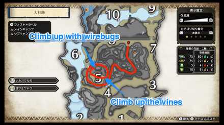 MH Rise - Shrine Ruins 1 Map