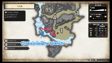 MH Rise - Shrine Ruins 7 Map