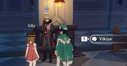Genshin - Talk to Viktor in Mondstadt Cathedral again