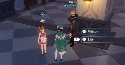 Genshin - Talk to Lily