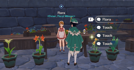 Genshin - Talk to Flora