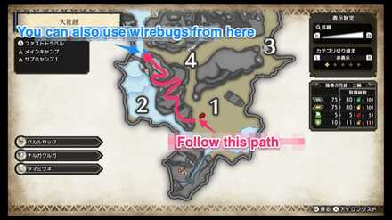 MH Rise - Shrine Ruins 10 Map