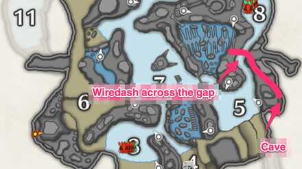 MH Rise - Frost Islands 8 Map