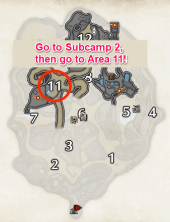 Rachnoid Locations in Sandy Plains (lower level)