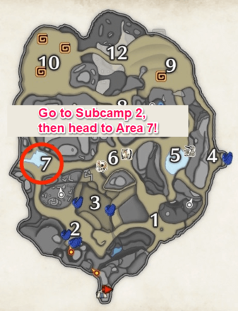 Rachnoid Locations in Sandy Plains (upper level)