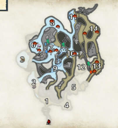 Monster Hunter Rise - Lava Caverns Antidobra Locations
