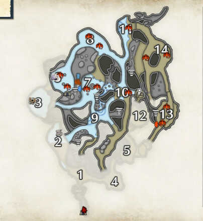 Monster Hunter Rise - Lava Caverns Blastoad location