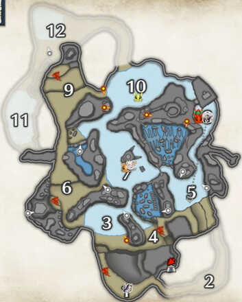Monster Hunter Rise - Frost Islands Butterflame Locations