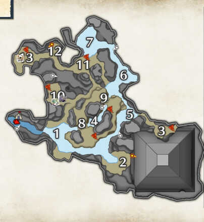 Monster Hunter Rise - Flooded Forst Butterflame Locations