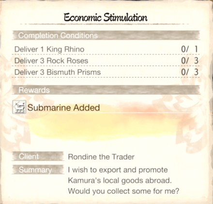MH Rise - Economic Stimulation Argosy Quest