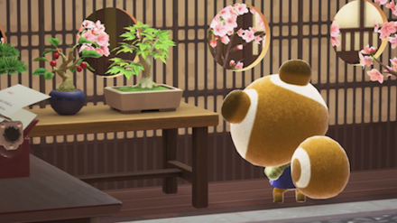 ACNH - Vertical Shoji Door