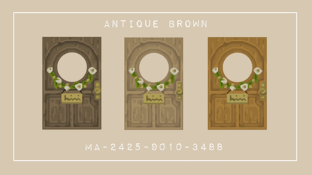 ACNH - Antique Door (Wood)