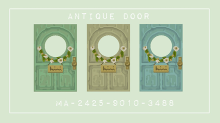ACNH - Antique Door (Pastel)