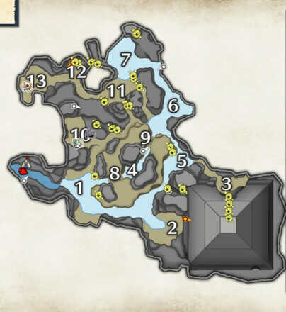 MH Rise - Flooded Forest Golden Spiribugs Location