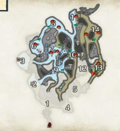 MH Rise - Lava Caverns Lower Wirebug Locations