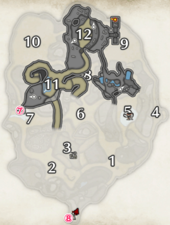 MH Rise - Sandy Plains Rampage Records Map