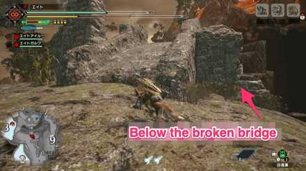 MH Rise - Lava Caverns 9 Location 2