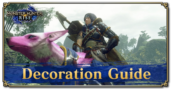 Sunbreak Decoration List and Jewel | Monster Hunter Rise｜Game8