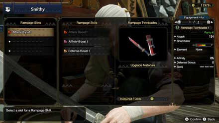 MH Rise Sunbreak - Slot 1 Rampage Skills