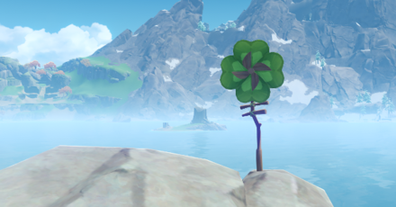 Genshin - Heart Island from Guyun Stone Forest