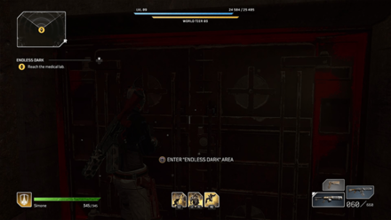 Outriders - Endless Dark Enter the Medical Lab