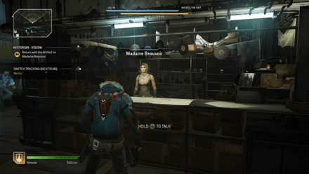 Outriders - Historian - Vision Return to Madame Beauvoir