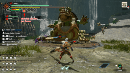 MH Rise - Insect Glaive Kinsect Bonus Dual Color Attack