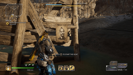 Outriders - Wanted - Scalp King Poster Location