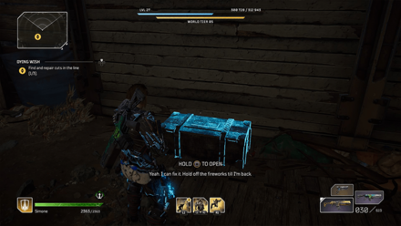 Outriders - Dying Wish Chest Location1