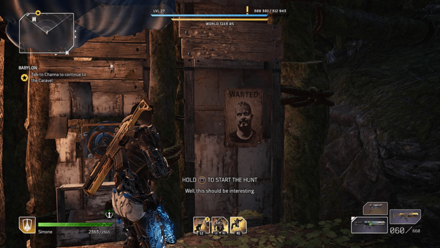 Outriders - Wanted - Maneater Poster Location