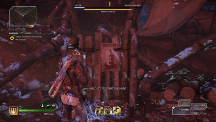 Outriders - Wanted - Hornet Poster Location