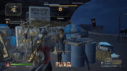 Outriders - Talk to Channa