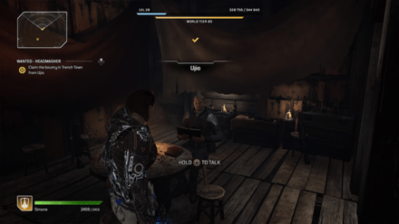 Outriders - Wanted - Headmasher Claim the bounty from Ujio