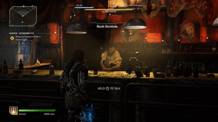 Outriders - Hunter - Spinewretch Bring the trophy to Noah