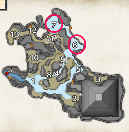 Monster Hunter Rise - Gajau Location Flooded Forest.png